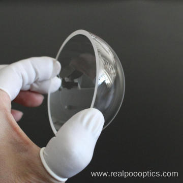 100mm diameter optical glass dome lens